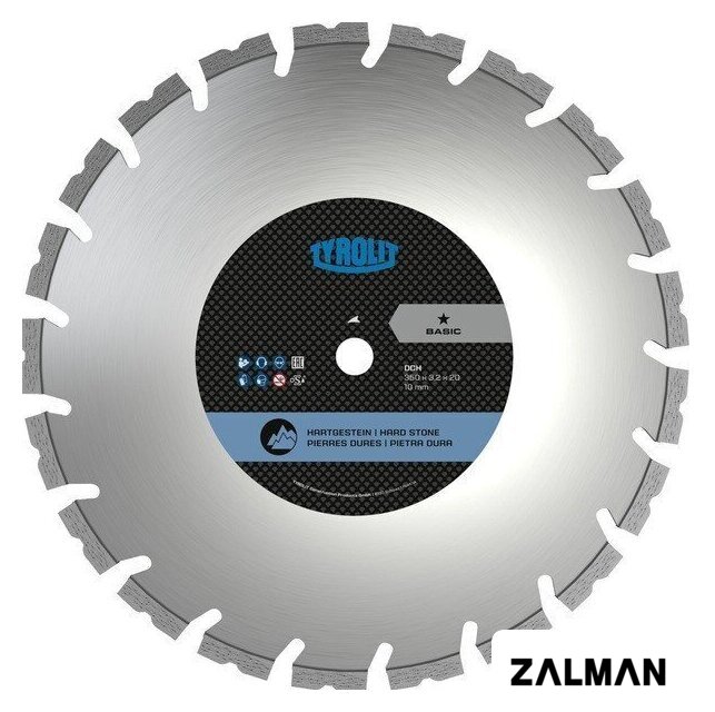 Отрезной диск алмазный  Tyrolit Basic DCH 350x3.2/2.4x20 34501474