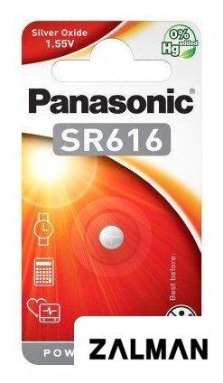 Батарейка Panasonic SR616 SR-616EL/1B (1 шт)