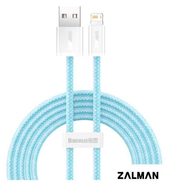 Кабель Baseus Dynamic Series Fast Charging Data Cable USB Type-A - Lightning (2 м, голубой)