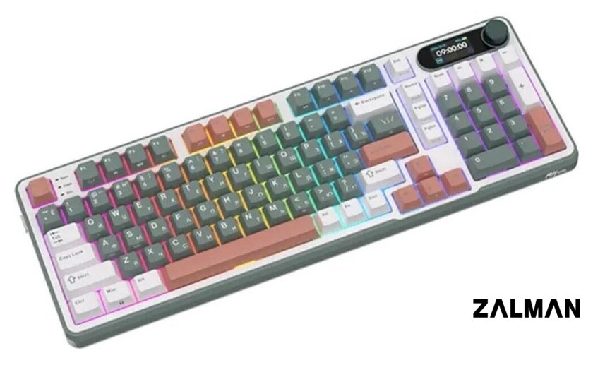 Клавиатура Royal Kludge RK-S98 RGB Clay Green (RK Pale Green)