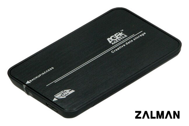 Бокс для накопителей 2.5" AgeStar 3UB2A8-6G Black