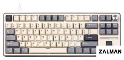Клавиатура Royal Kludge R87 Pro RGB Half Grey (RK Cream)