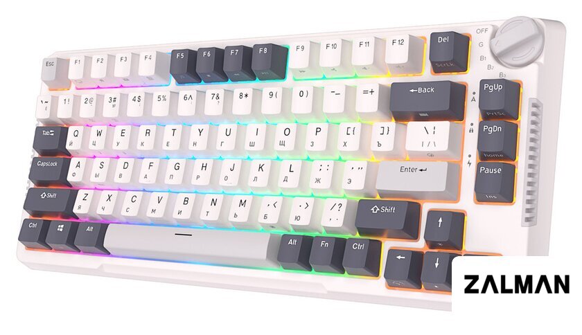 Клавиатура Royal Kludge RK-H81 RGB White Night (RK Cyan)