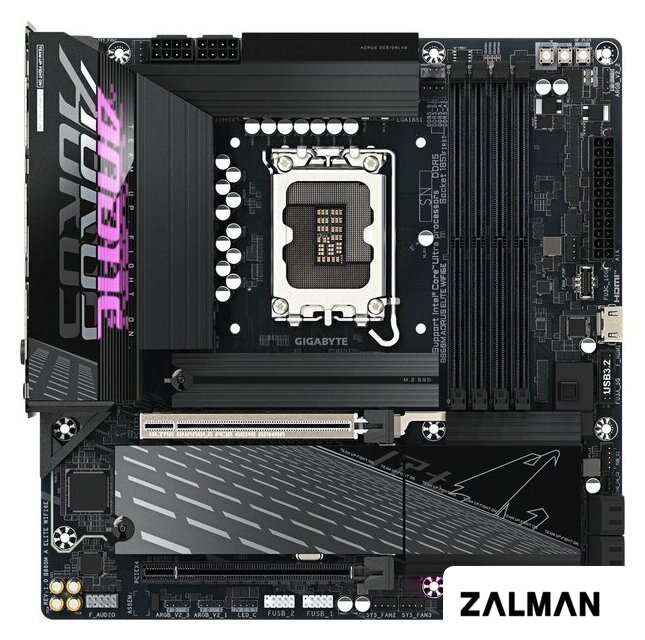Материнская плата Gigabyte B860M Aorus Elite WiFi6E