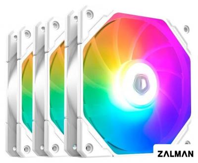 Комплект вентиляторов для корпуса ID-Cooling TF-12025-PRO-ARGB Trio White