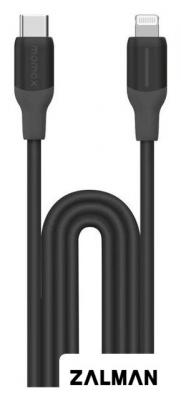 Кабель Momax DL53D 1-Link Flow LC USB Type-C - Lightning (1.2 м, черный)