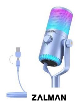 Проводной микрофон Maono DM30 RGB (сиреневый)
