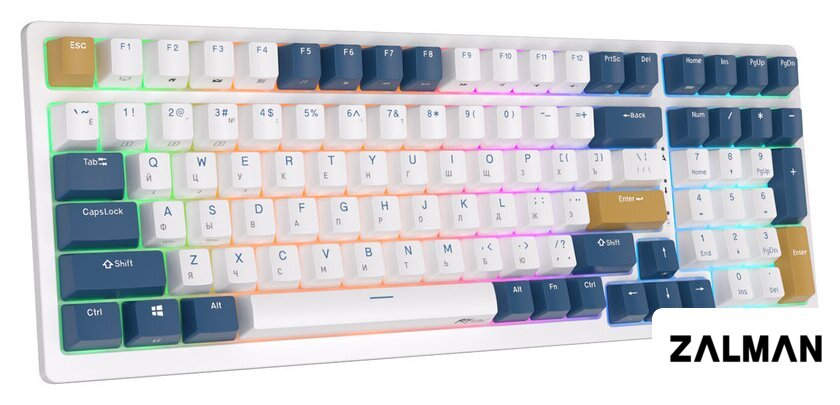 Клавиатура Royal Kludge RK98 RGB Klein Blue (RK Red)