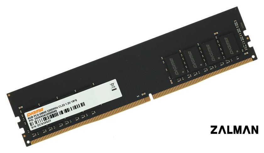 Оперативная память Digma 8ГБ DDR4 3200 МГц DGMAD43200008S