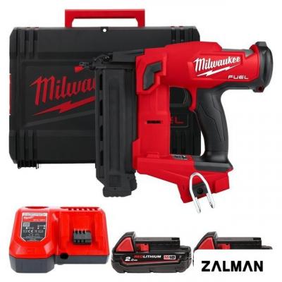 Гвоздезабиватель Milwaukee M18FN18GS-202X 4933471407 (с 2-мя АКБ, кейс) Гвоздезабиватель Milwaukee M18FN18GS-202X 4933471407 (с 2-мя АКБ, кейс)