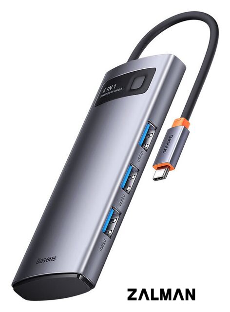 USB-хаб Baseus Metal Gleam Series 4-Port USB-A Hub WKWG070013