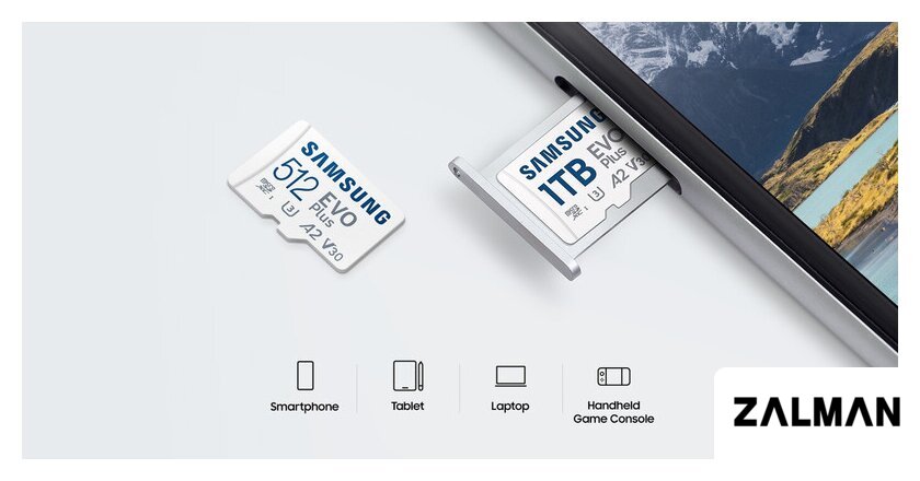 Карта памяти Samsung EVO Plus 2024 microSDXC 512GB (с адаптером)
