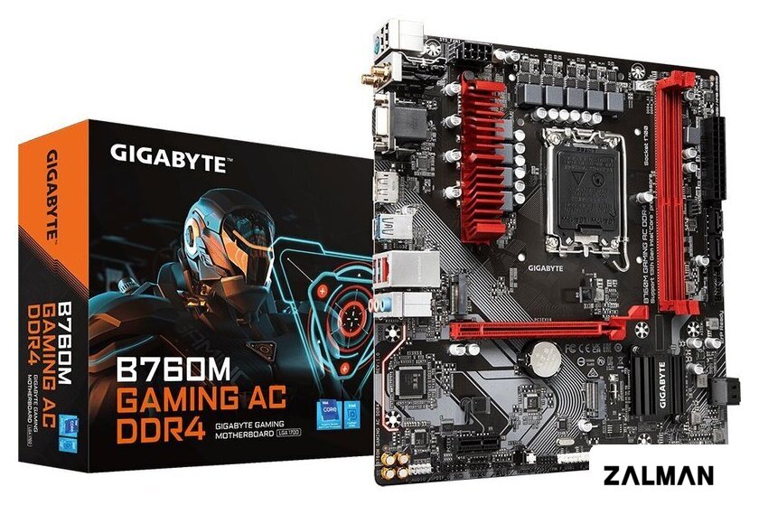 Материнская плата Gigabyte B760M Gaming AC DDR4 (rev. 1.x)
