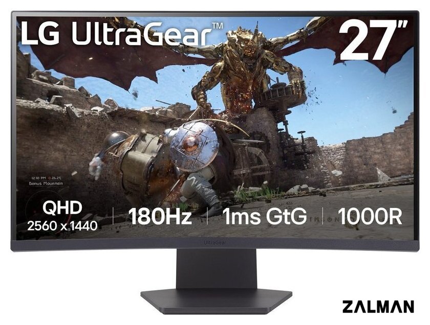 Игровой монитор LG UltraGear 27GS60QC-B