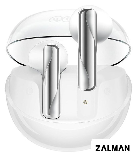 Наушники QCY AilyBuds Clear (белый/серебиристый)