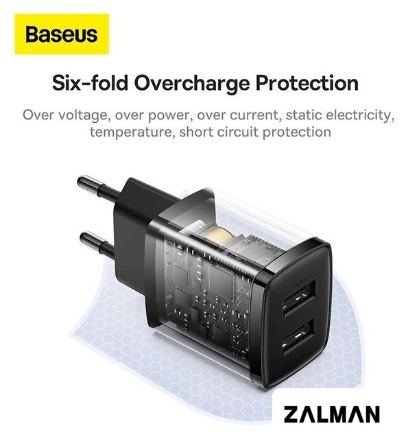 Сетевое зарядное Baseus CCXJ010202