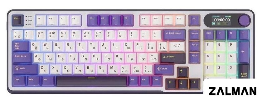 Клавиатура Royal Kludge RK-S98 RGB Blackberry (RK Brown)