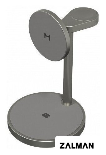 Беспроводное зарядное Magssory Base Pro Wireless Qi2 WCH012t (титановый)