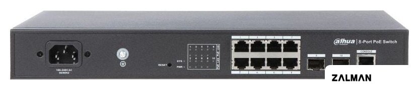 Управляемый коммутатор 2-го уровня Dahua DH-PFS4210-8GT-150