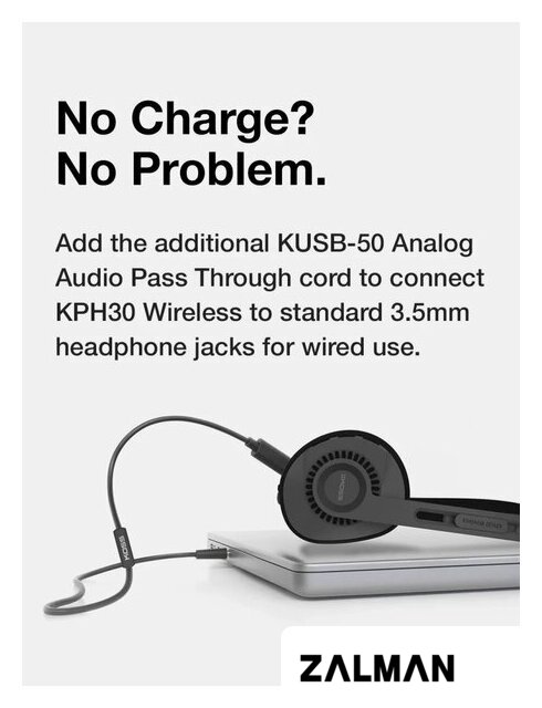 Наушники KOSS KPH30 Wireless (серый)
