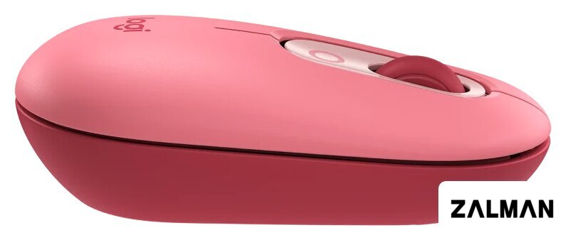 Мышь Logitech Pop Mouse (розовый/бордовый)