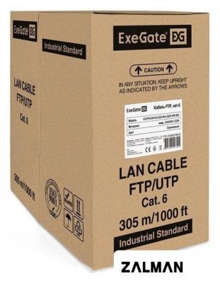 Кабель ExeGate FUTP4-C6-CU-S23-IN-LSZH-OR-305-FLUKE FTP