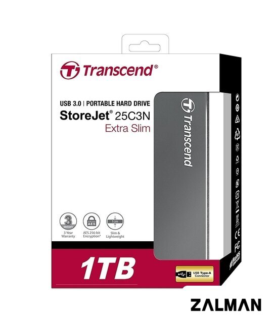 Внешний накопитель Transcend StoreJet 25C3 1TB [TS1TSJ25C3N]