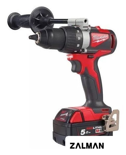 Дрель-шуруповерт Milwaukee M18 BLDD2-502X 4933464515 (с 2-мя АКБ, кейс)