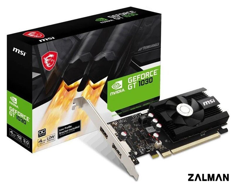 Видеокарта MSI GeForce GT 1030 4GD4 LP OC
