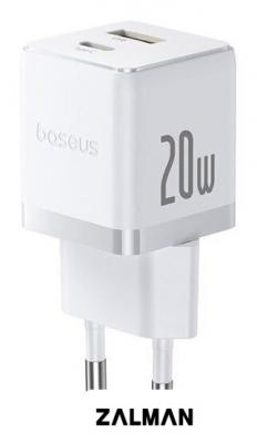 Сетевое зарядное Baseus Palm Fast Charger C+U 20W EU P10111608213-00 (белый)