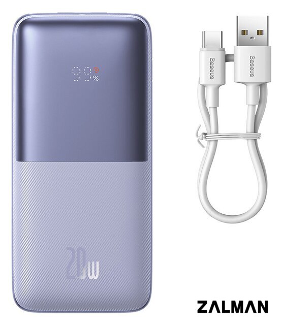 Внешний аккумулятор Baseus Bipow Pro Digital Display Fast Charge 20W Overseas Edition 10000mAh (фиолетовый)