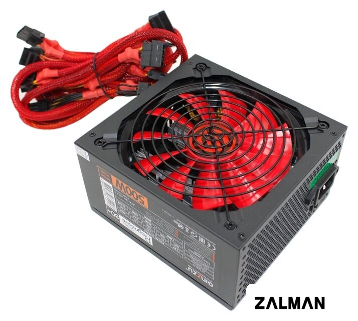 Блок питания Ginzzu PC500