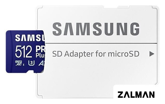 Карта памяти Samsung PRO Plus microSDXC 512GB MB-MD512SA/EU (с адаптером)