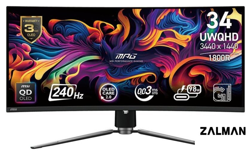 Игровой монитор MSI MPG 341CQPX QD-OLED