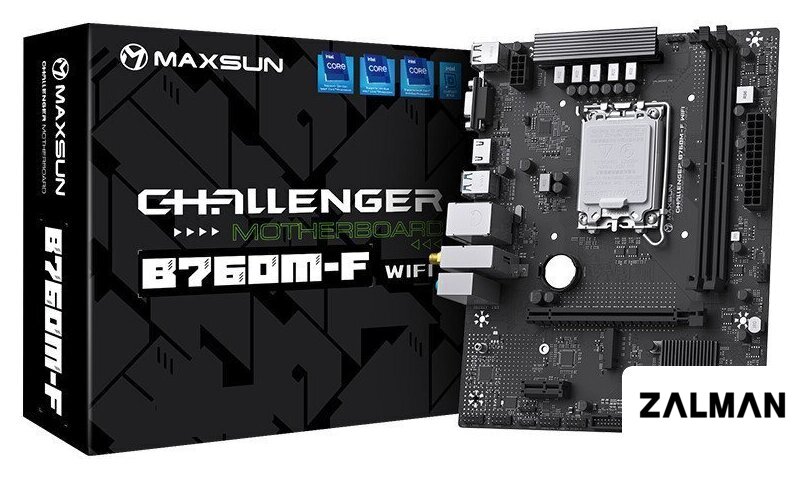 Материнская плата Maxsun Challenger B760M-F WiFi