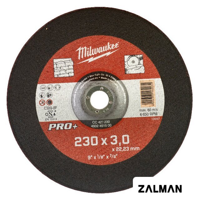 Отрезной диск Milwaukee 4932451500