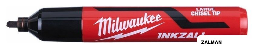 Маркер Milwaukee Inkzall L 4932471554 (3 шт, черный)