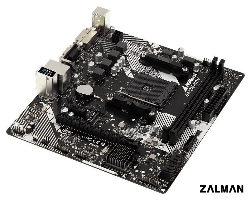 Материнская плата ASRock B450M-HDV R4.0