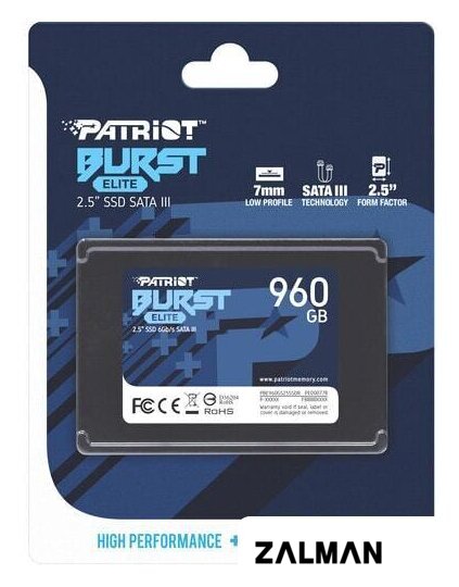 SSD Patriot Burst Elite 960GB PBE960GS25SSDR