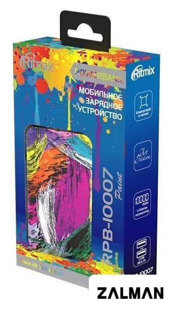 Внешний аккумулятор Ritmix RPB-10007 (абстракция)