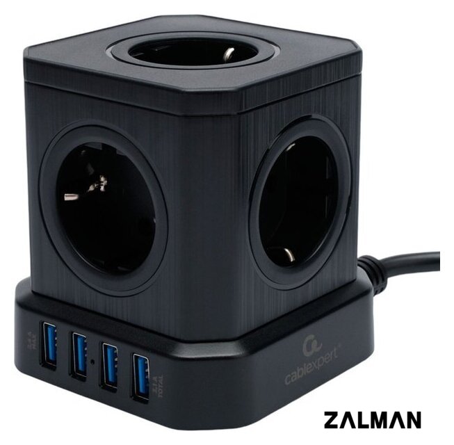 Сетевой фильтр Cablexpert TWR-5-U4-B-3