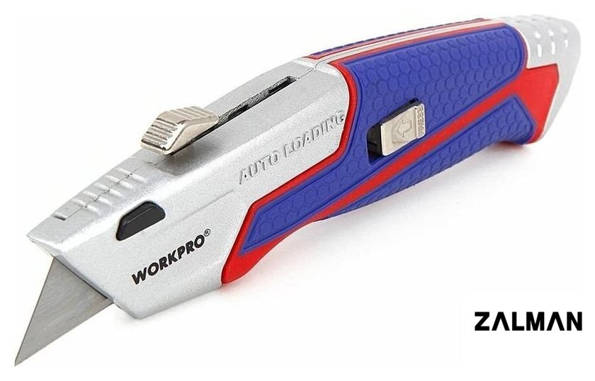 Нож строительный Workpro WP213012