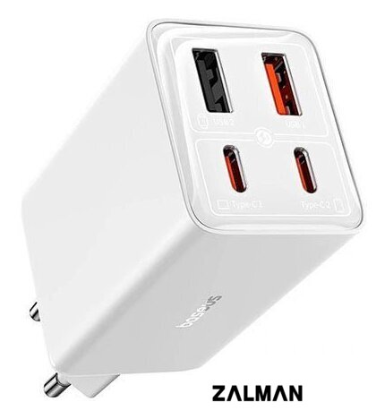 Сетевое зарядное Baseus GaN6 Pro Fast Charger 2C + 2U 100W P10162705212-00 (белый)