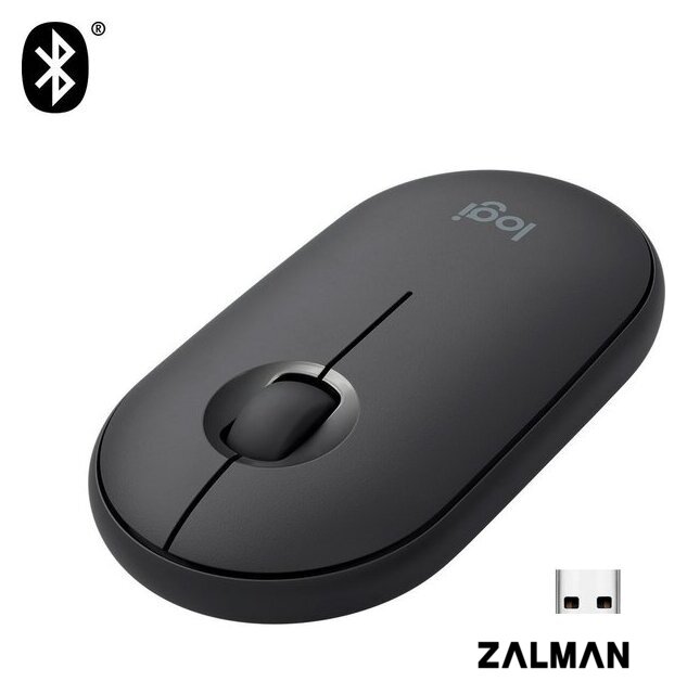Мышь Logitech M350 Pebble (графит)