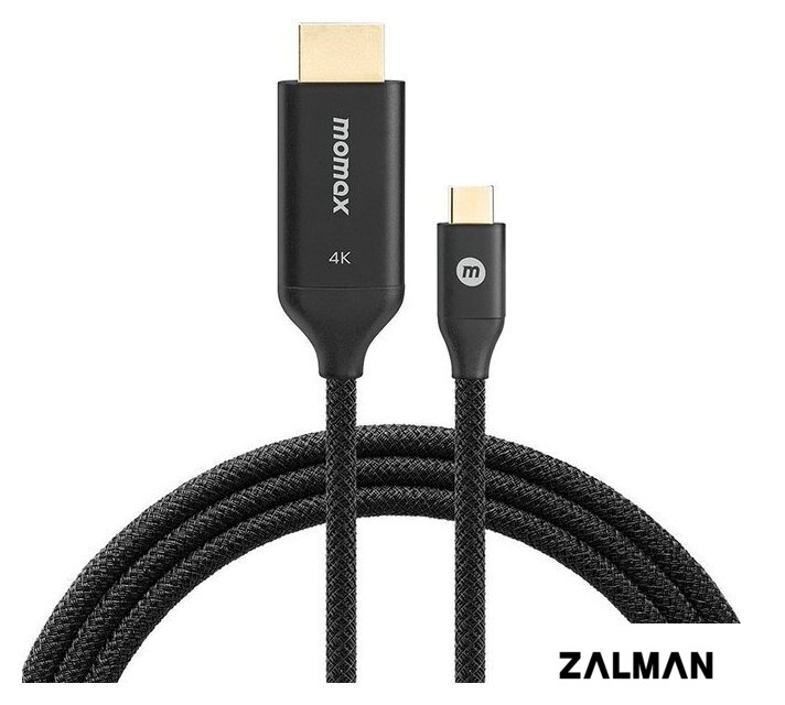 Кабель Momax DT3D HDMI - USB 3.2 Gen1 Type-C (2 м, черный)