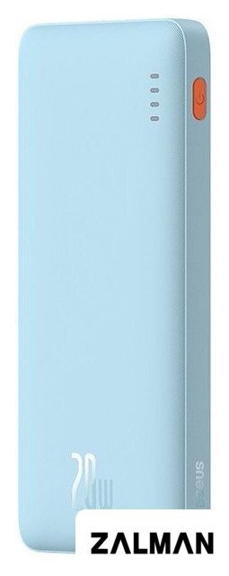 Внешний аккумулятор Baseus Airpow Fast Charge Power Bank 20W 20000mAh (голубой)