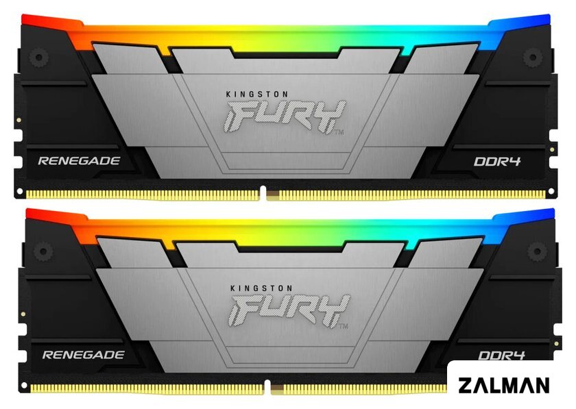 Оперативная память Kingston FURY Renegade RGB 2x32ГБ DDR4 3600 МГц KF436C18RB2AK2/64
