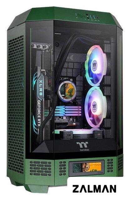 Корпус Thermaltake The Tower 300 Racing Green CA-1Y4-00SCWN-00