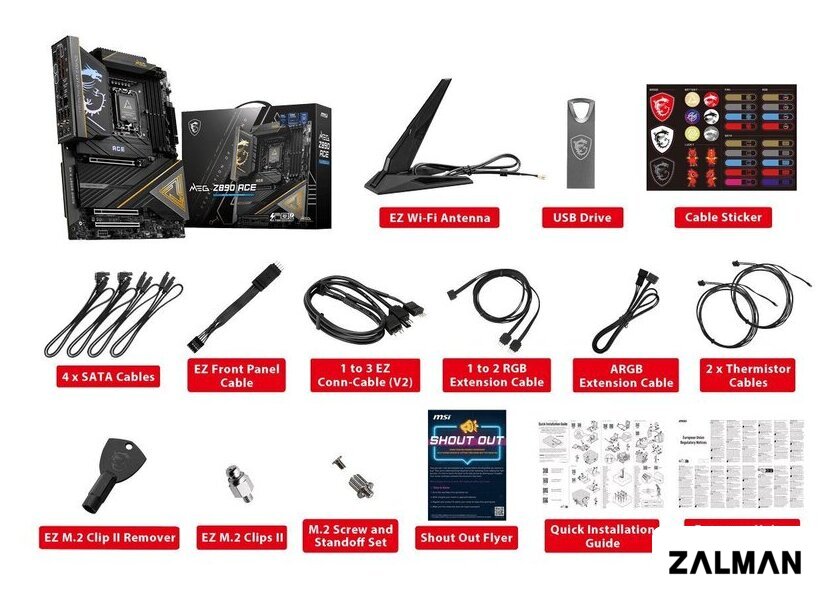 Материнская плата MSI MEG Z890 Ace