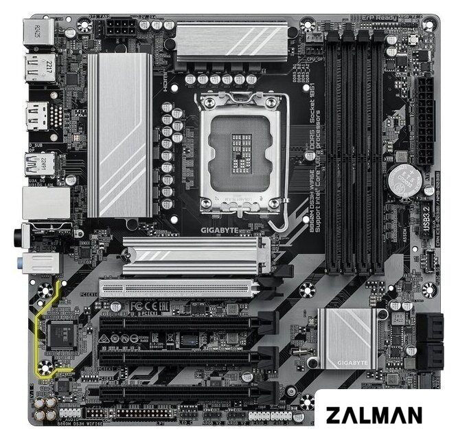 Материнская плата Gigabyte B860M DS3H WiFi6E